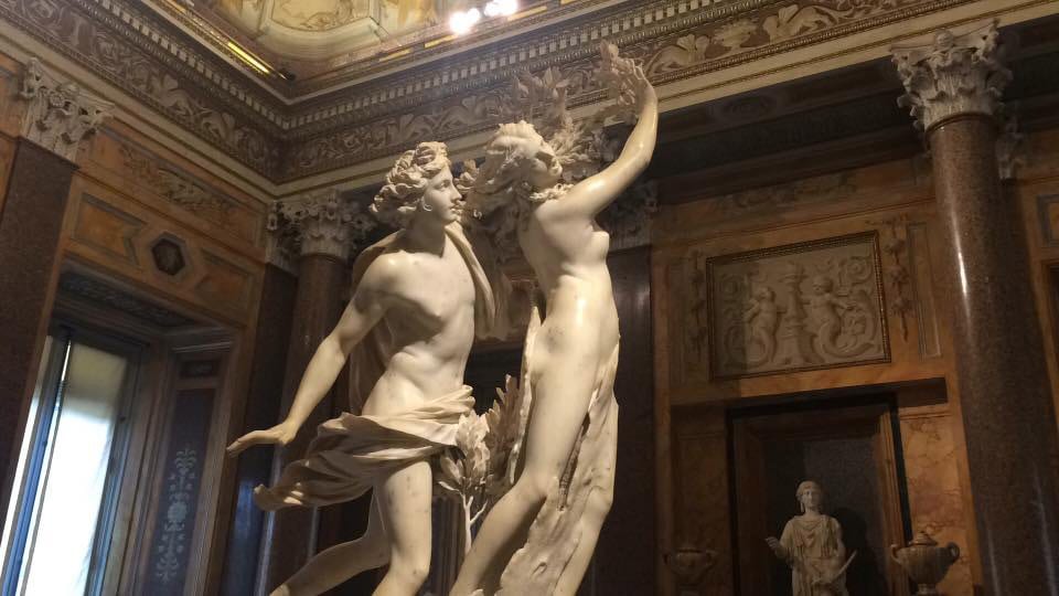 Apollo and Daphne by the sculptor and architect Bernini